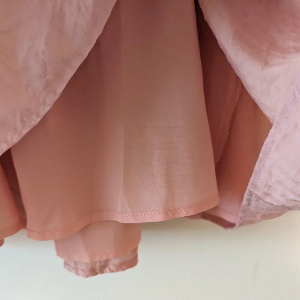 Lovers + Friends Light Pink Puff Sleeve Mini Dress - Picture 8 of 14